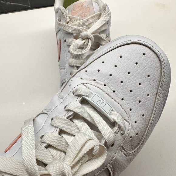 Nike Air Force 1 Pink Sneakers - Picture 6 of 7